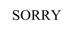 SORRY trademark