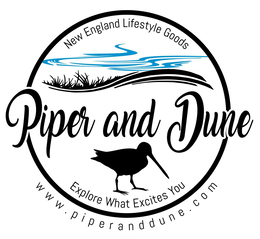 PIPER AND DUNE NEW ENGLAND LIFESTYLE GOODS EXPLORE WHAT EXCITES YOU WWW.PIPERANDDUNE.COM trademark