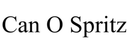 CAN O SPRITZ trademark
