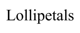 LOLLIPETALS trademark