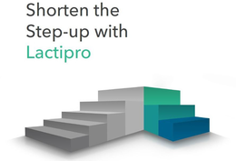 SHORTEN THE STEP-UP WITH LACTIPRO trademark