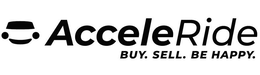 ACCELERIDE BUY. SELL. BE HAPPY. trademark