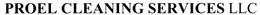 PROEL CLEANING SERVICES LLC trademark