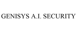 GENISYS A.I. SECURITY trademark