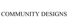 COMMUNITY DESIGNS trademark