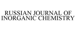 RUSSIAN JOURNAL OF INORGANIC CHEMISTRY trademark