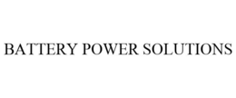 BATTERY POWER SOLUTIONS trademark