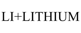 LI+LITHIUM trademark