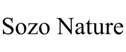 SOZO NATURE trademark