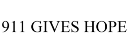 911 GIVES HOPE trademark