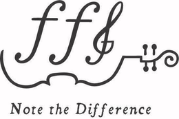 FFG NOTE THE DIFFERENCE trademark