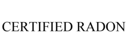 CERTIFIED RADON trademark