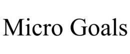 MICRO GOALS trademark