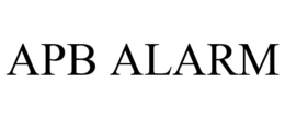 APB ALARM trademark