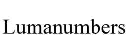 LUMANUMBERS trademark