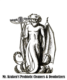UNLEASH THE CLEAN MR. KRAKEN'S PROBIOTIC CLEANERS & DEODORIZERS trademark