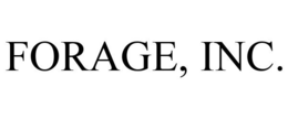 FORAGE, INC. trademark