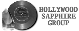 HOLLYWOOD SAPPHIRE GROUP BERLINER CONCERT GRAND IMPROVED GRAM-O-PHONE RECORD E. BERLINER trademark