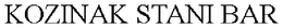 KOZINAK STANI BAR trademark