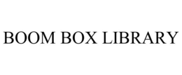 BOOM BOX LIBRARY trademark