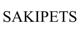 SAKIPETS trademark