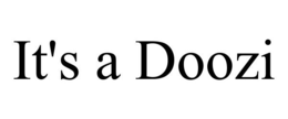 IT'S A DOOZI trademark