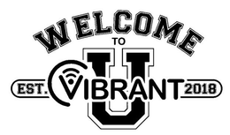 WELCOME TO VIBRANT U EST. 2018 trademark
