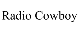 RADIO COWBOY trademark