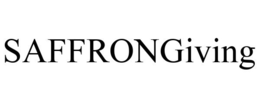 SAFFRONGIVING trademark