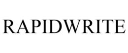 RAPIDWRITE trademark