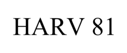 HARV 81 trademark