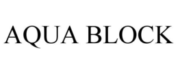AQUA BLOCK trademark