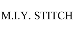 M.I.Y. STITCH trademark