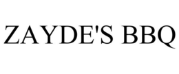 ZAYDE'S BBQ trademark