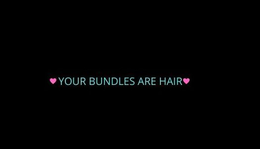 YOUR BUNDLES ARE HAIR trademark