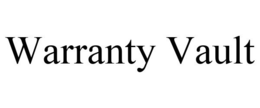 WARRANTY VAULT trademark