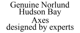 GENUINE NORLUND HUDSON BAY AXES DESIGNED BY EXPERTS trademark