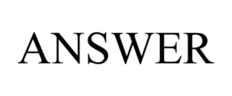 ANSWER trademark