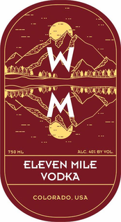 WM ELEVEN MILE VODKA trademark