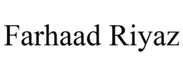 FARHAAD RIYAZ trademark