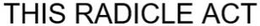 RADICLE ACT trademark