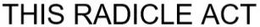 RADICLE ACT trademark