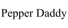 PEPPER DADDY trademark