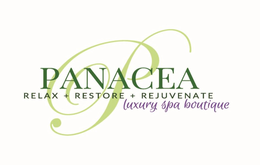 P PANACEA RELAX + RESTORE + REJUVENATE LUXURY SPA BOUTIQUE trademark