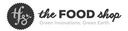 TFS THE FOOD SHOP GREEN INNOVATIONS. GREEN EARTH. trademark