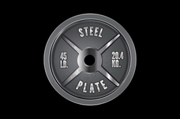STEEL PLATE 45 LB. 20.4 KG. trademark