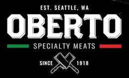 EST. SEATTLE, WA OBERTO SPECIALTY MEATS SINCE 1918 trademark