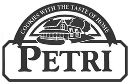 PETRI COOKIES WITH THE TASTE OF HOME trademark