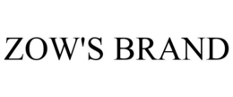 ZOW'S BRAND trademark