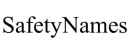 SAFETYNAMES trademark